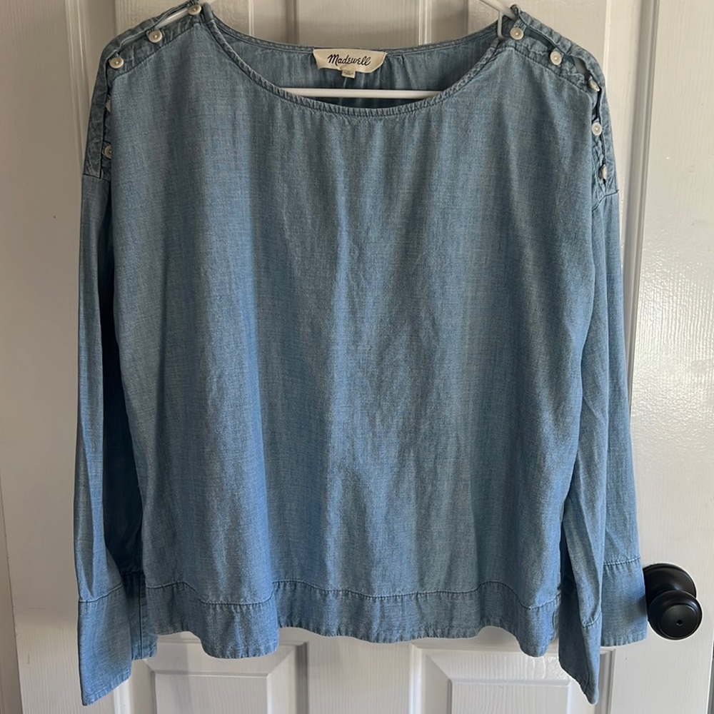 Madewell chambray top
